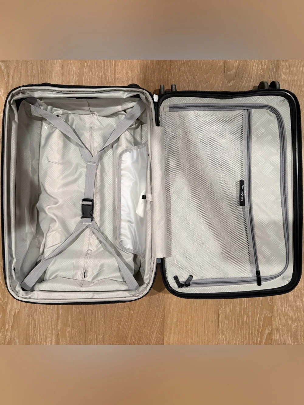 Samsonite Silver Textured Hardshell Carry-On